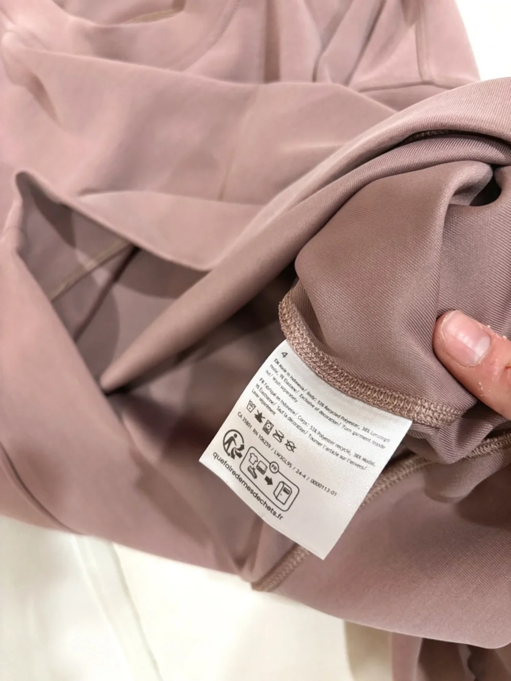Lululemon Softstreme Perfectly Oversized Relaxed Mauve Crewneck Sweatshirt 4